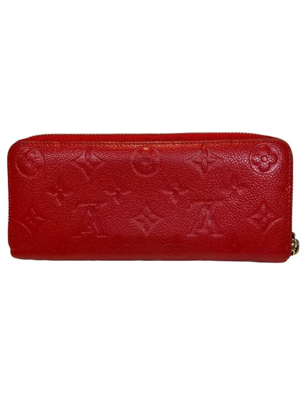 Louis Vuitton Portefeuille Clemence Monogram Empreinte Wallet Canvas